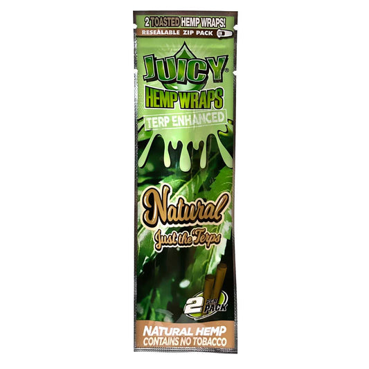 Juicy Hemp Wraps Single Pouch - Natural image