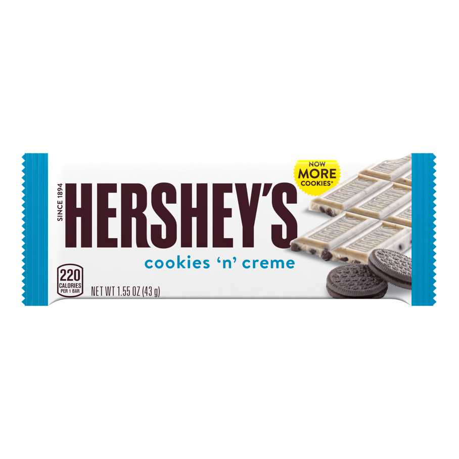 Hershey Milk Bar Chocolate - Hersheys Cookies Creme image