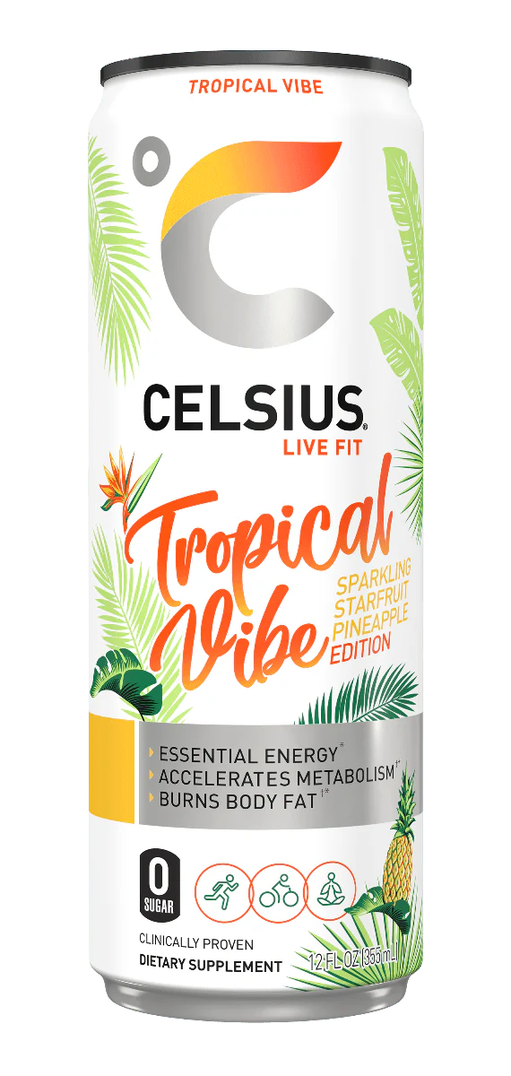 Celsius 12oz Live Fit - Tropical Vibe image