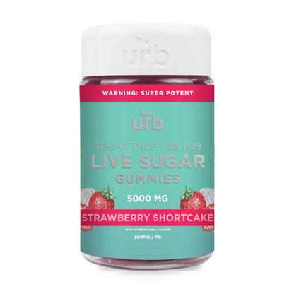 URB Live Sugar 5000mg - Strawberry Shortcake image