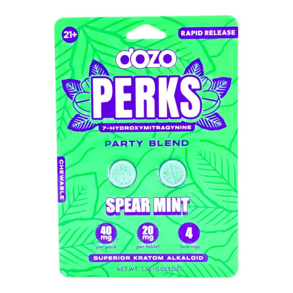 Dozo Perks Spear Cherry 40mg per pack 1.5g - Spearmint image