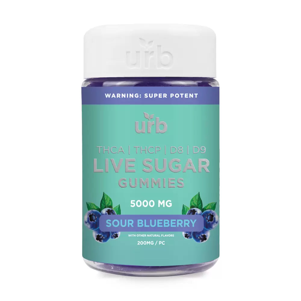 URB Live Sugar 5000mg - Sour Blueberry image