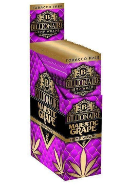Billionaire Hemp Wraps 25ct - Majestic Grape image