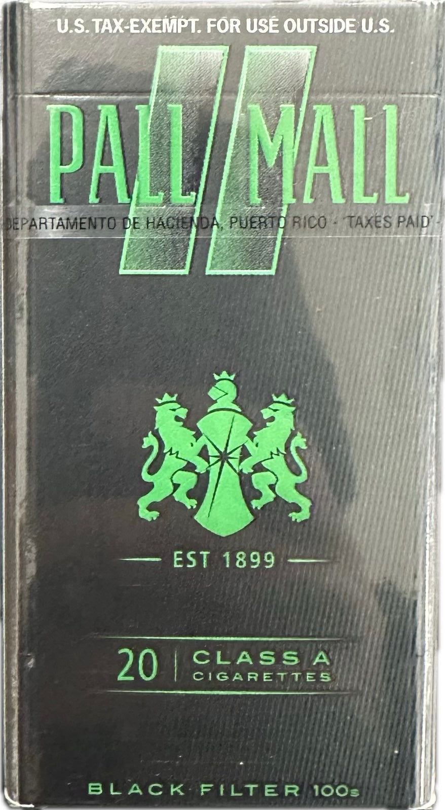 Pall Mall Menthol 100s image 1