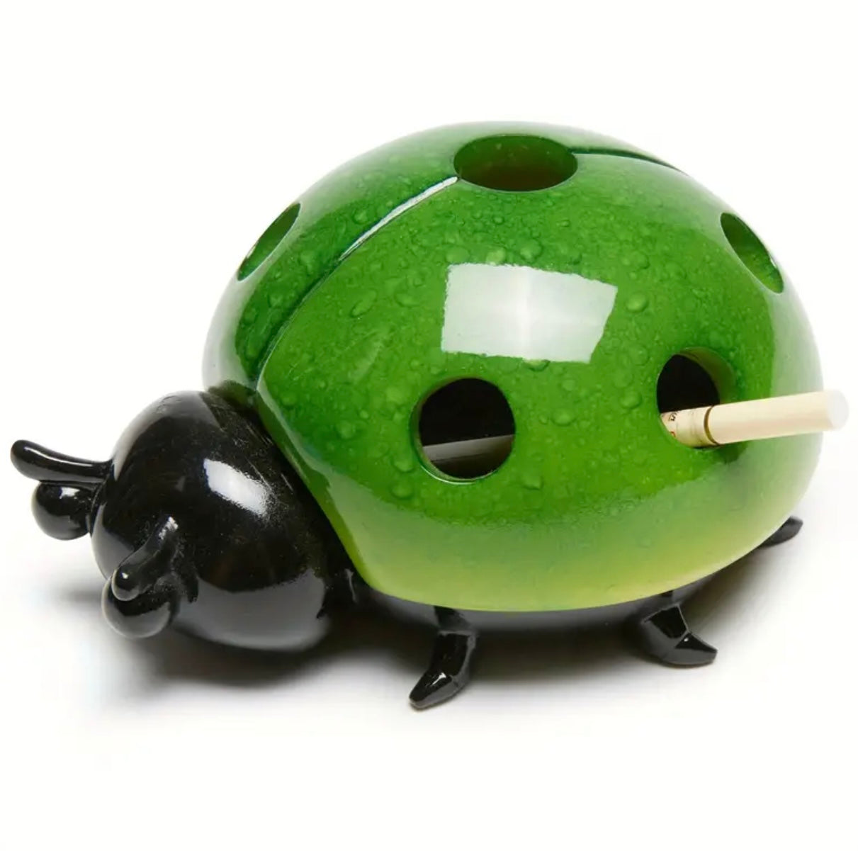Green LadyBug Ceramic image 0