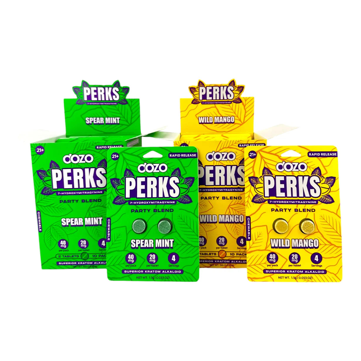 Dozo Perks Spear Cherry 40mg per pack 1.5g image 5