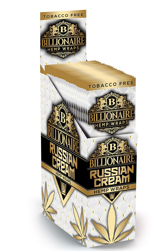 Billionaire Hemp Wraps 25ct - Russian Cream image