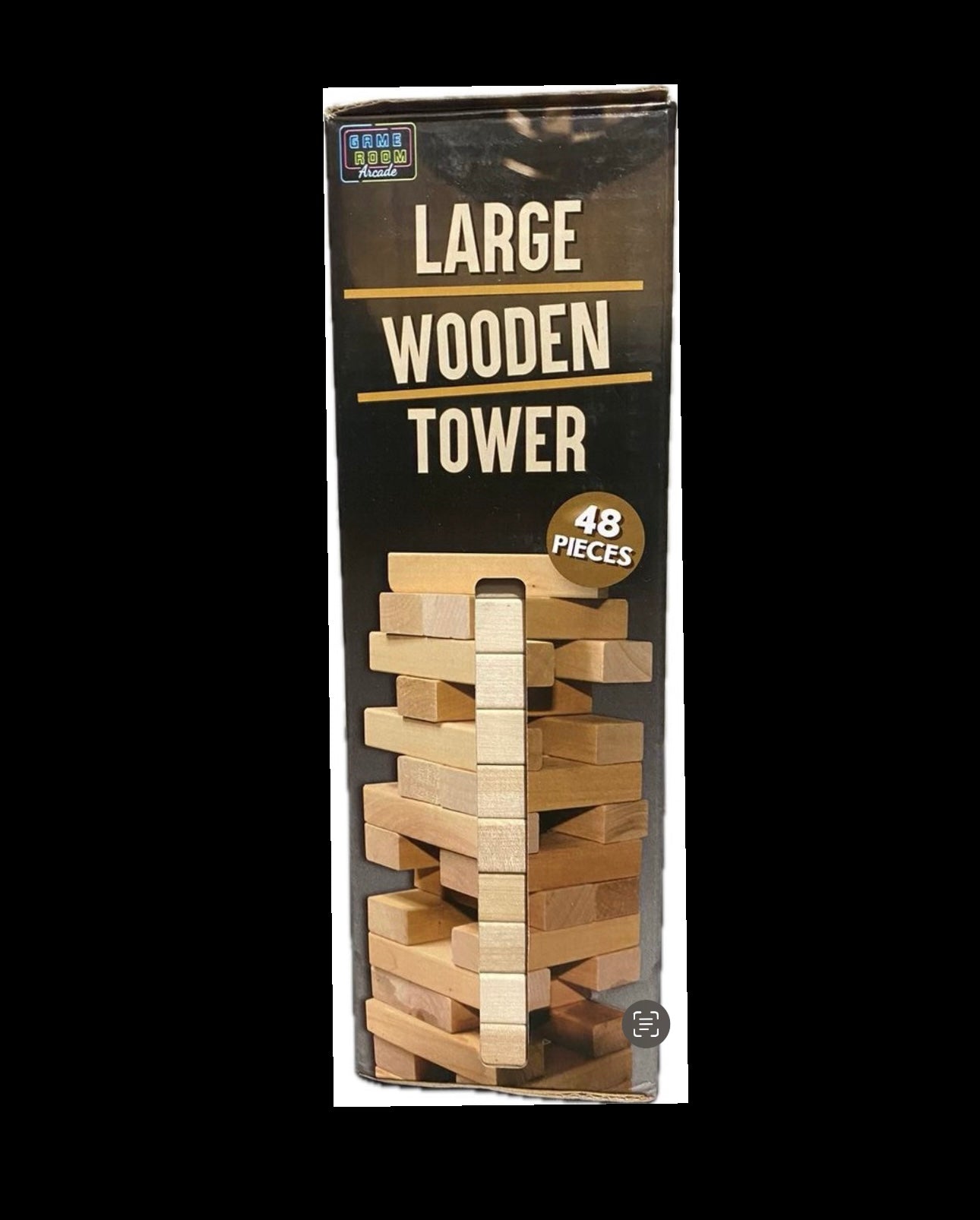 Large Wooden Tower Jenga Game image 0