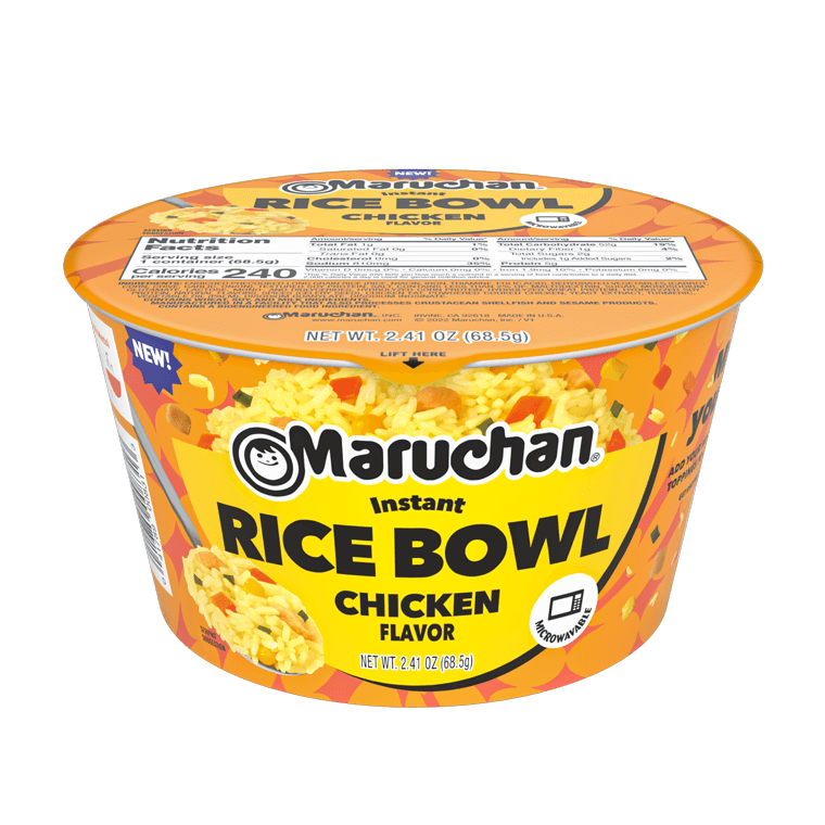 Maruchan Rice Bowl Chicken Flavor 3.76oz image 2