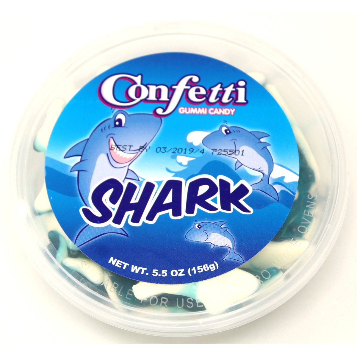 Confetti Gummi Candy 5.3oz - Shark image