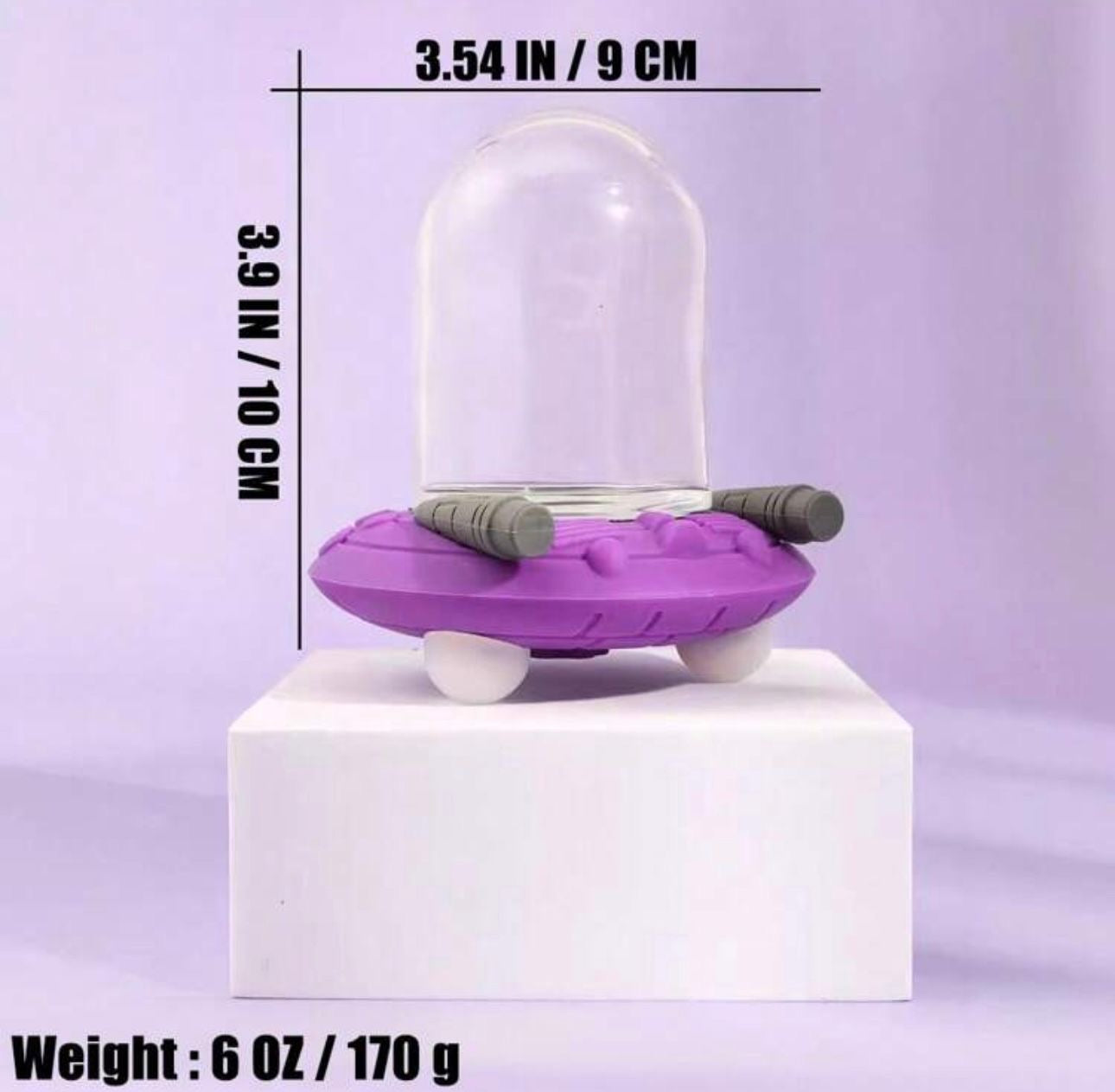 Alien SpaceShip Glass Silicone DarkGlow image 6