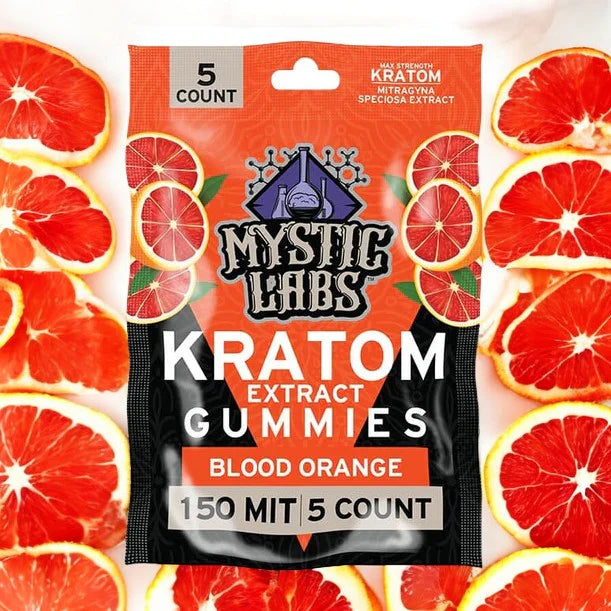 Mystic Labs Kratom Extract Gummies 150MIT 5ct image 5