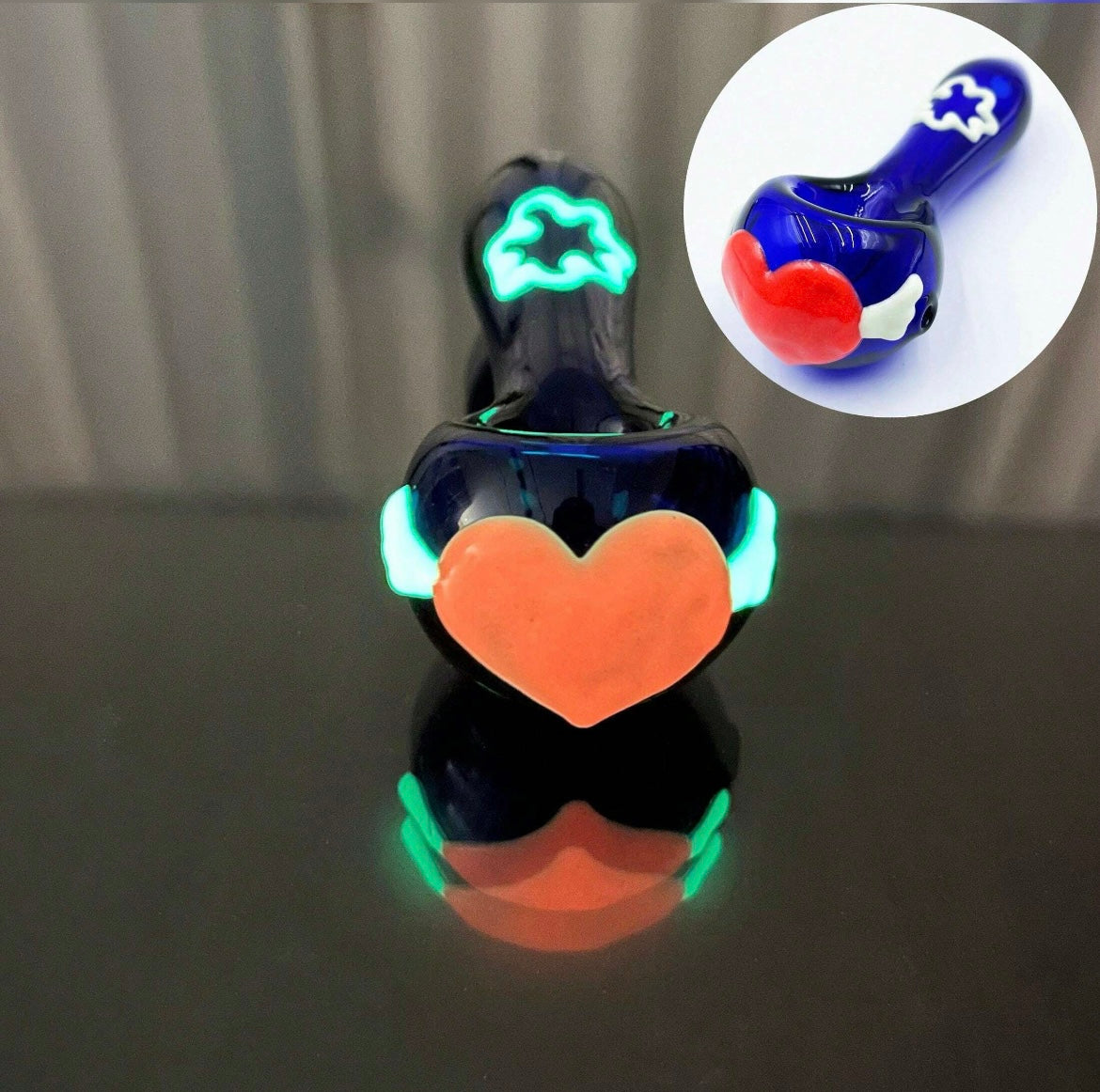 Winged Heart Blue image 0