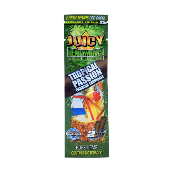 Juicy Hemp Wraps Single Pouch - Tropical Passion image