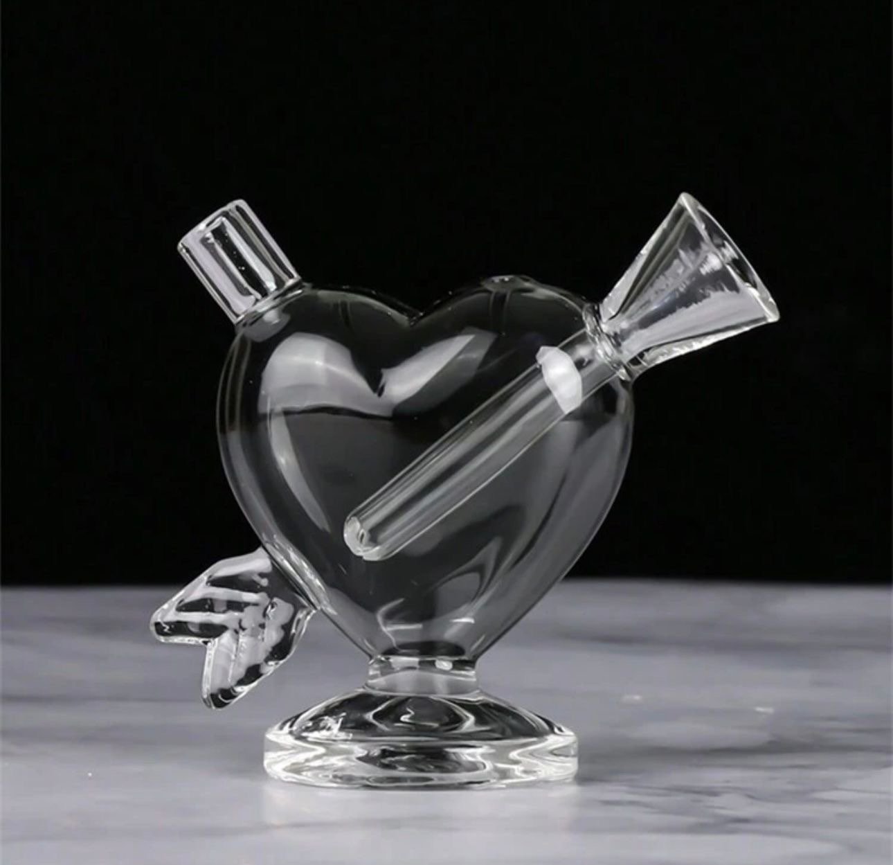 Heart in Heart  Small - Black image