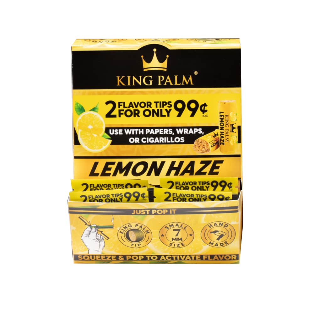 King Palm Flavored Filters - 2pk - Lemon Haze image