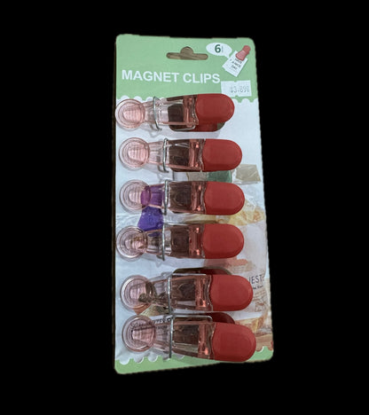 Magnet Clips Snacks Food 6pcs image 0
