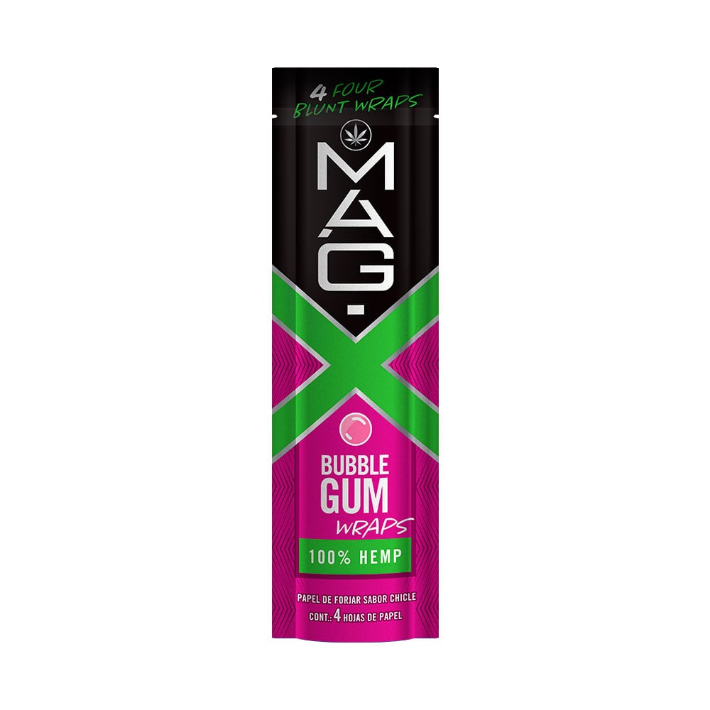 Mag - X Hemp Wraps Single Pouch - Bubble Gum image