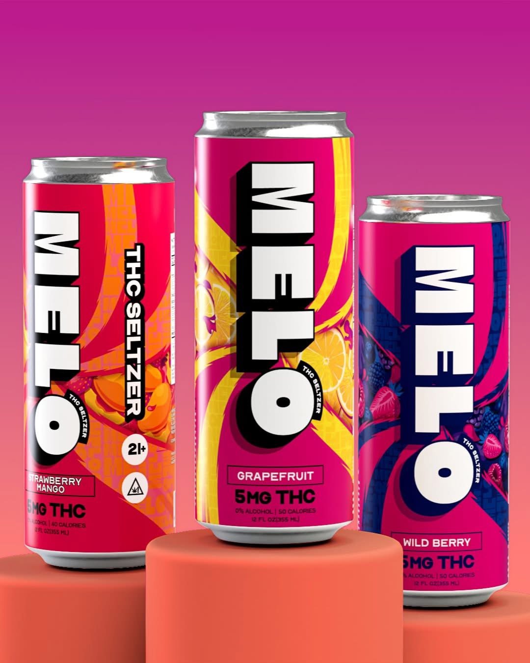 MELO th c Seltzer 12oz image 5