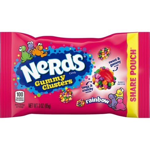 Nerds Gummy Clusters Rainbow 3oz image 0