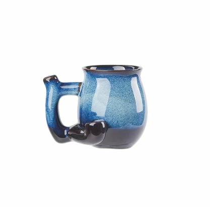Cup Design Hand Pipe - Light Blue image