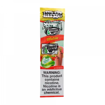 Double Platinum XXL Blunt Wrap Single Pouch - Melon image