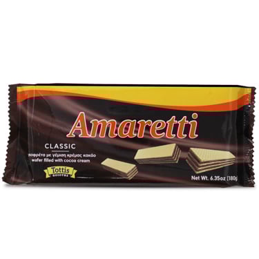 Tottis Amaretti Chocolate wafer 3.35oz image 0