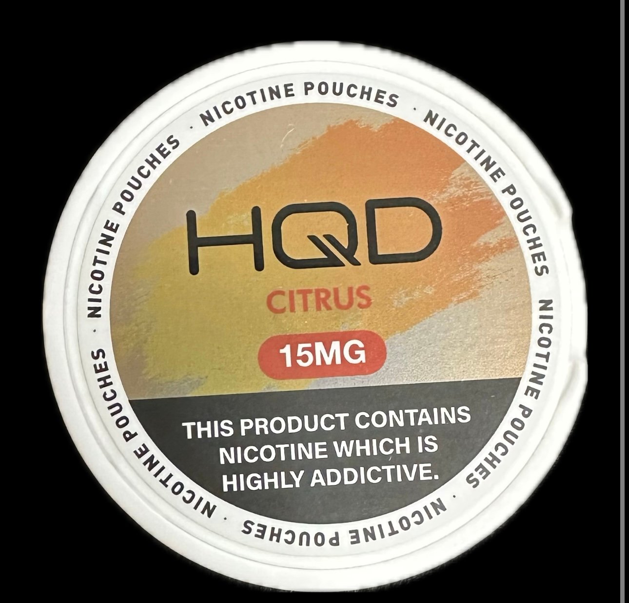 HQD Nicotine Pouches 15mg Citrus Flavor image 1