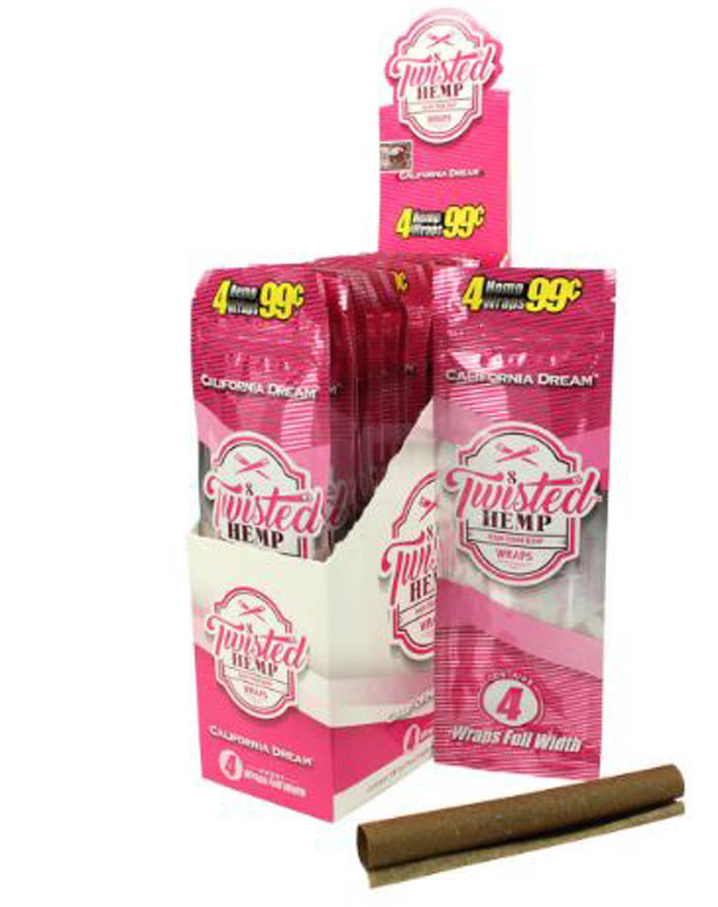 Twisted Hemp Wraps Designer Blends 25ct - California Dream image