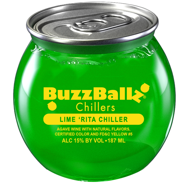 BuzzBallz Chillers 187ml - Lime Rita Chiller image