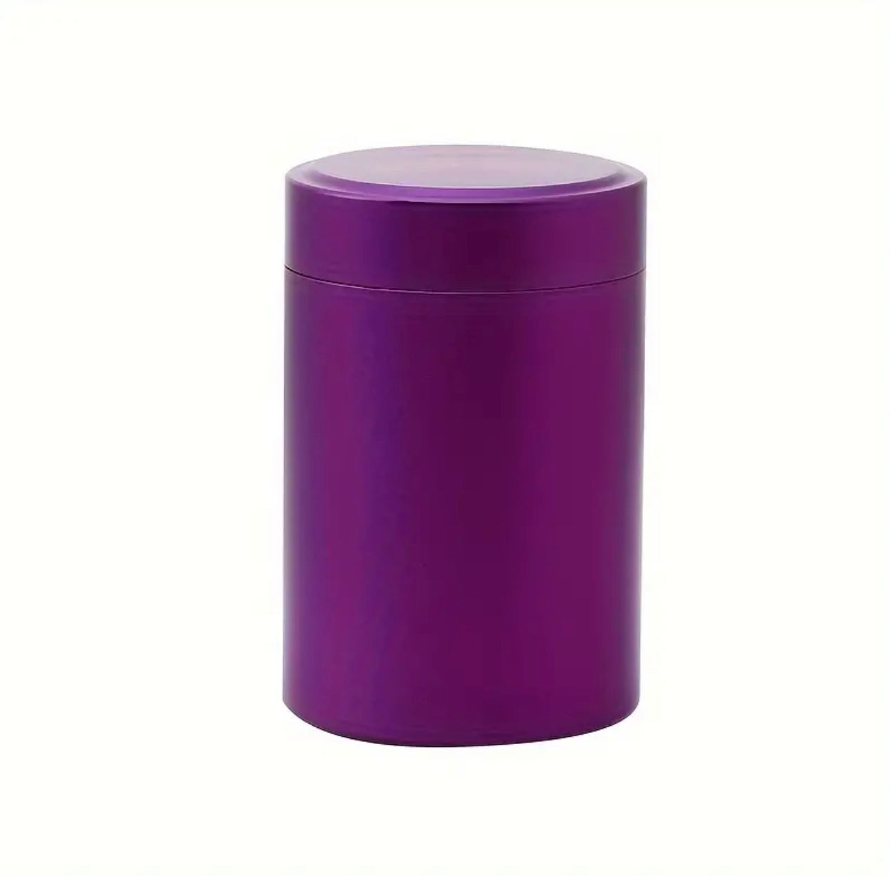Metal Iron Jar 4oz - Purple image