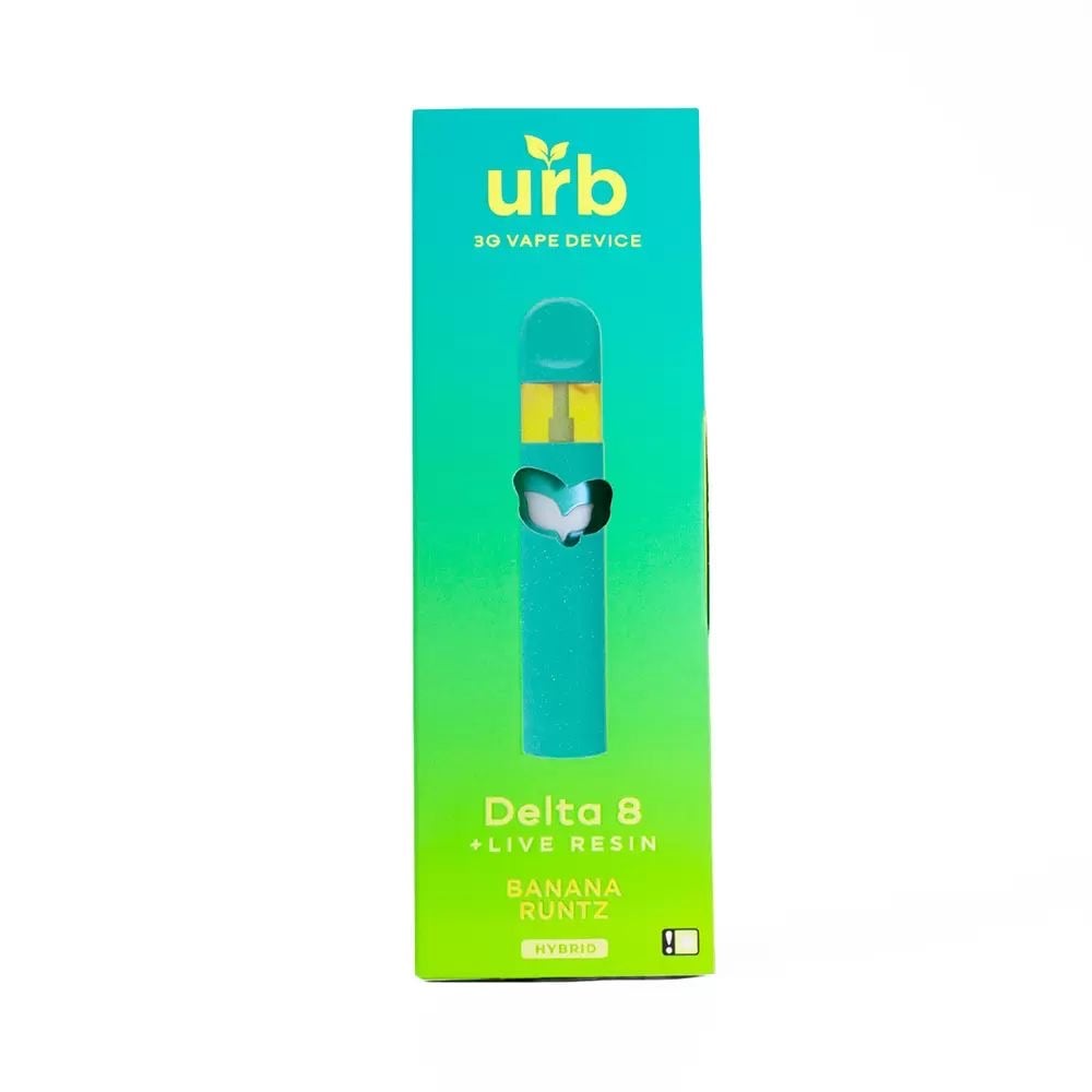 Urb Live Resin 3ml Disposable - Banana Runtz image