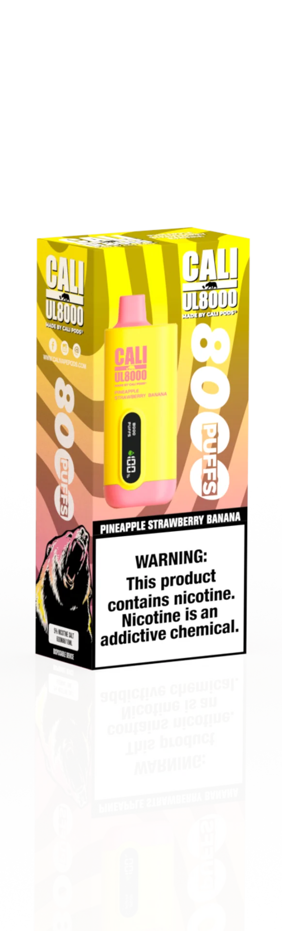 Cali Ultra  8k - Pineapple Strawberry Banana image