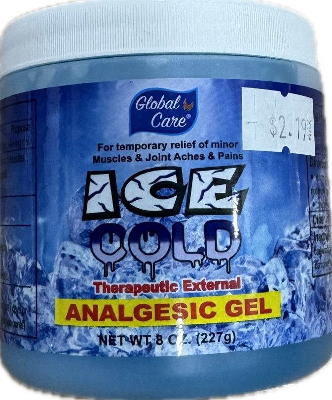 GC ICE Cold Analgesic Gel 8oz image 0