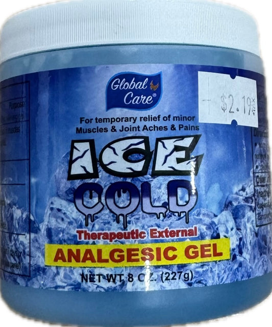 GC ICE Cold Analgesic Gel 8oz image 0