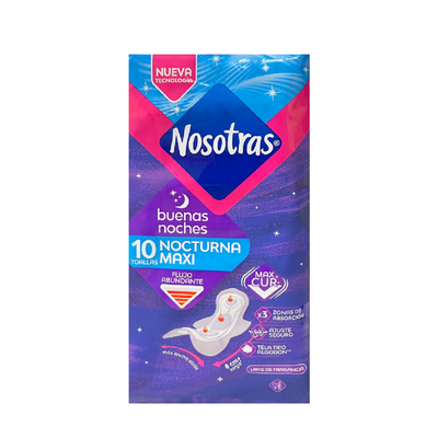 Nosotras 10 pads - Nocturna Maxi image