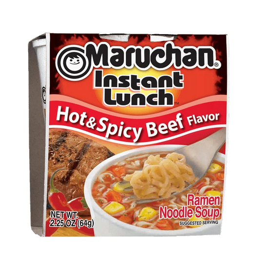 Maruchan Hot &amp; Spicy Beef Flavor 2.25oz image 0