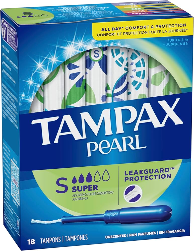 Tampax Pearl Super 18 tampons image 1