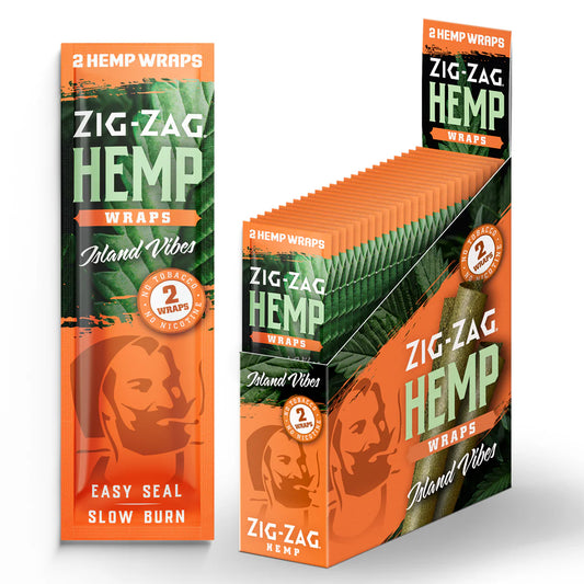 Zig-Zag Hemp Wraps Island Vibes image 0
