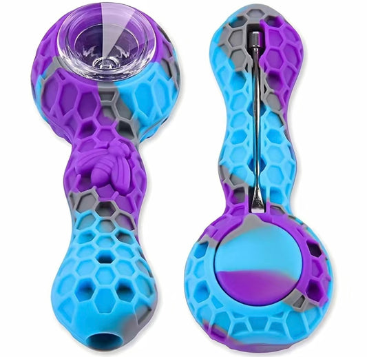 HoneyBee Silicone Hand Pipe image 0