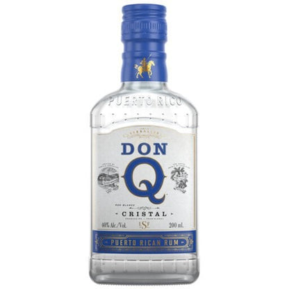 Don Q Cristal Puerto Rican Rum 200ml image 0
