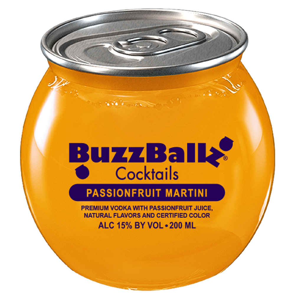 BuzzBallz Chillers 187ml - Passionfruit Martini image