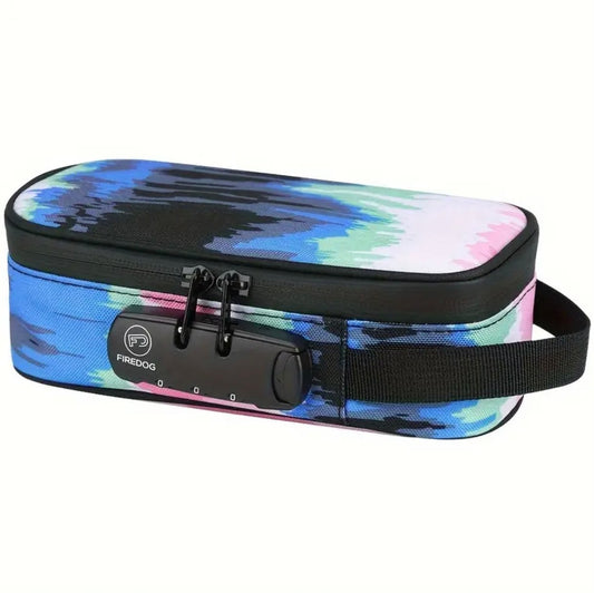 Abstract Pinky Blueky Smell Proof Lock Firedog image 0