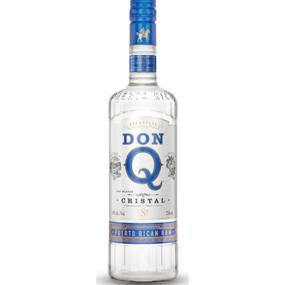 Don Q Cristal Puerto Rican Rum 750ml image 1