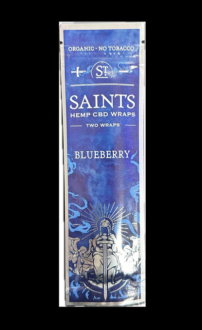 Saints Hemp Wraps Single Pouch - Blueberry image