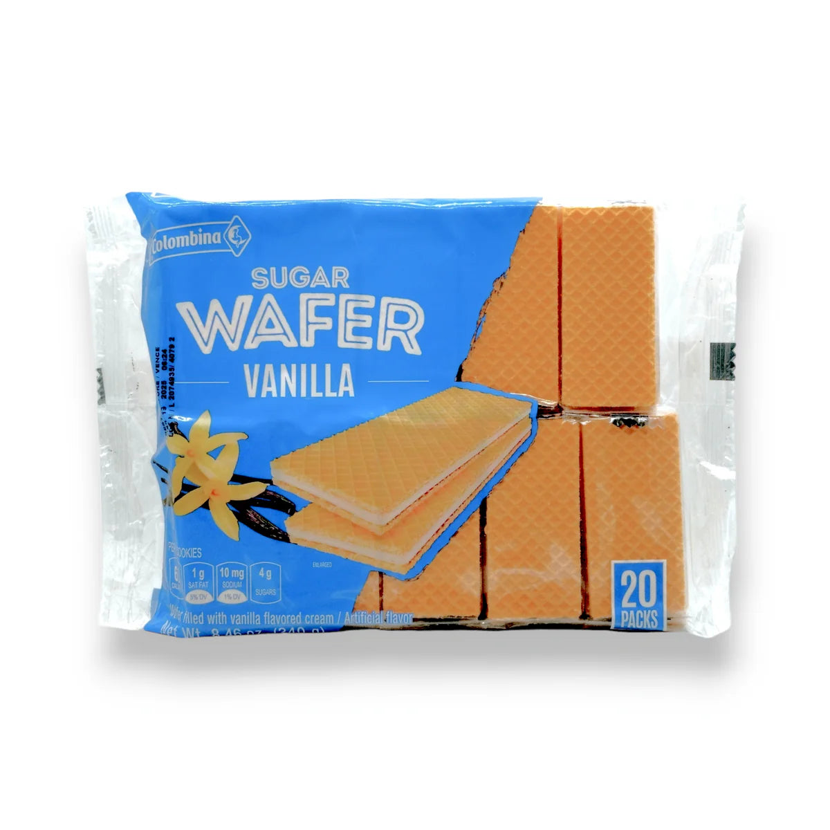 Sugar Wafer Vanilla Colombina 8.5oz image 1