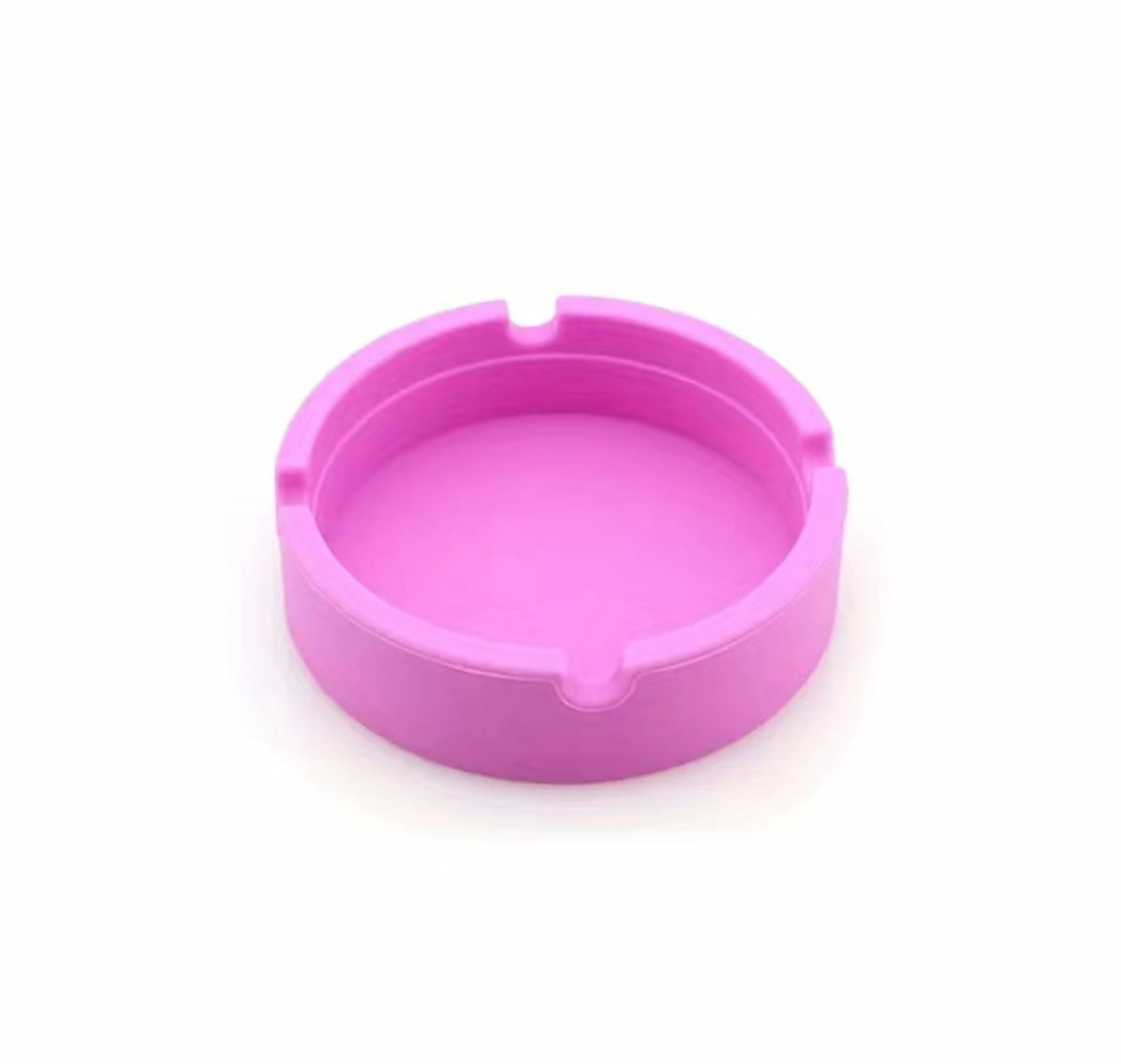 3" Silicone Round Colorful - Pink image