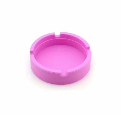 3" Silicone Round Colorful - Pink image