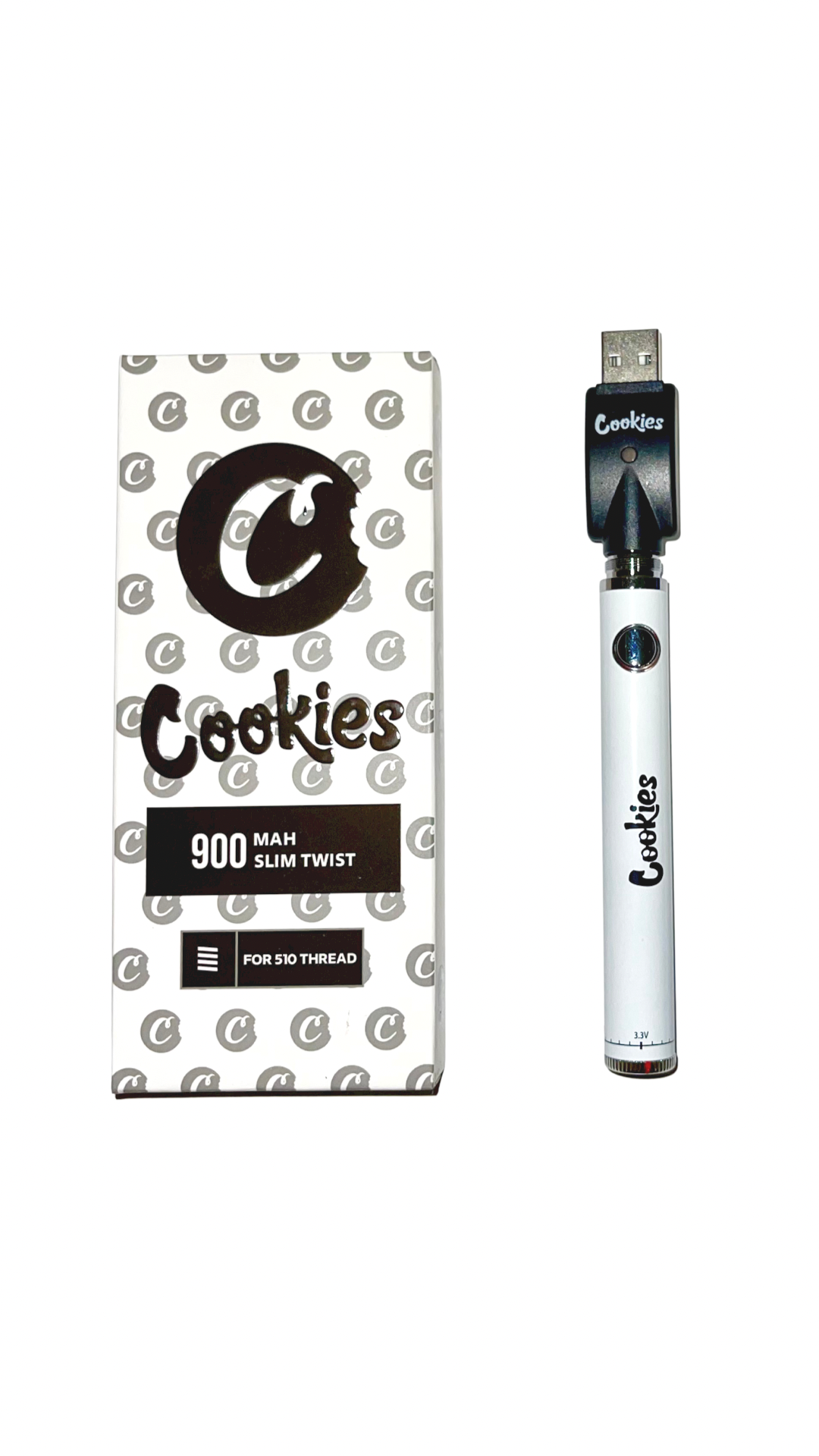 Cookies Vape Pen Battery Slim 900 Mah Slim Twist image 1