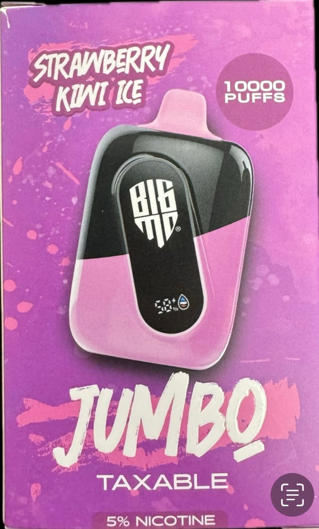 Bigmo Jumbo 10K - Strawberry Kiwi Ice image